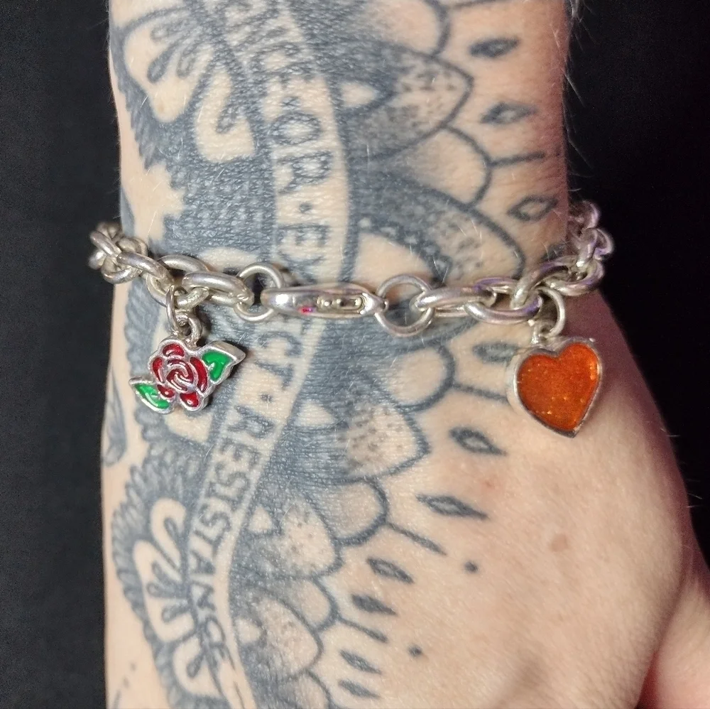 Silver Charm Bracelet